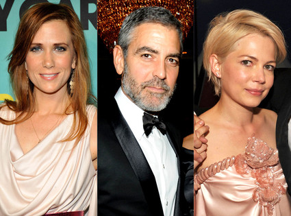 Michelle Williams, George Clooney, Kristen Wiig Michelle Williams, George Clooney, Kristen Wiig